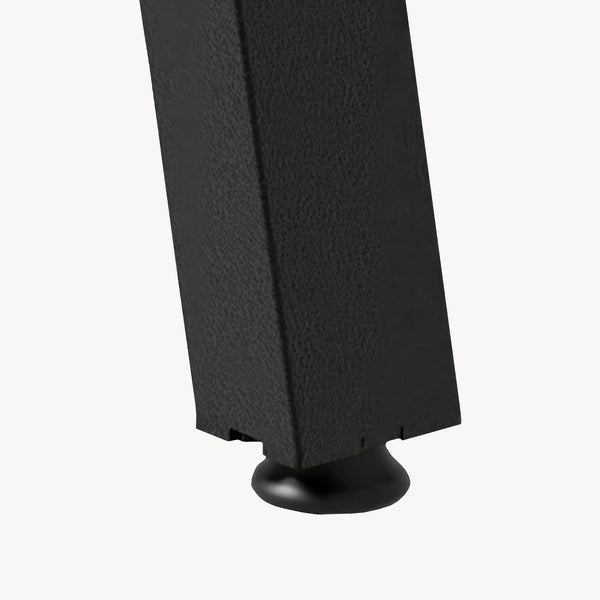 Struttura del tavolo Mariager set da 2 in acciaio 40x37,5 cm nero [en.casa]