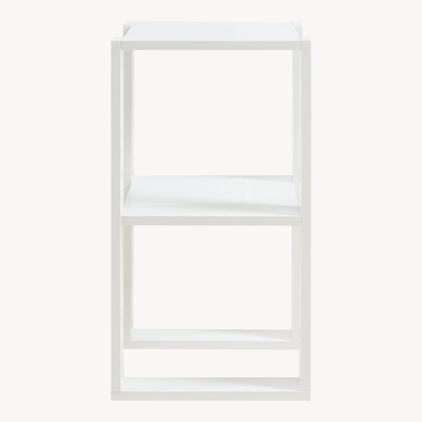 Tavolino Thyholm 55x30x30 cm Bianco [en.casa]