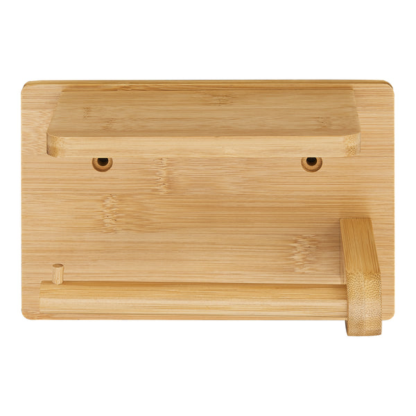 Porta rotolo di carta igienica Vallentuna in bambù [en.casa]