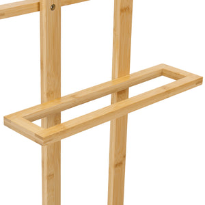 Porta asciugamani da terra Træna in bambù [en.casa]