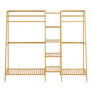 Stand Appendiabiti Sogndal in Bambù Naturale [en.casa]