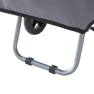 Carrello della spesa Nørre Grigio scuro / Nero [en.casa]