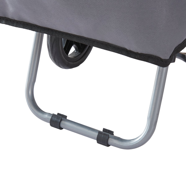 Carrello della spesa Nørre Grigio scuro / Nero [en.casa]