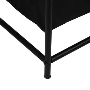 Contenitore per biancheria Vamdrup con 4 sacche per biancheria da 18 L Struttura in metallo Nero [en.casa]