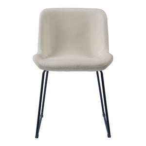 Sedia da pranzo Kannus set da 2 beige [en.casa]