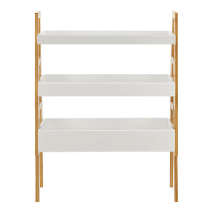 Libreria Hitra 3 pz. Bambù [en.casa]