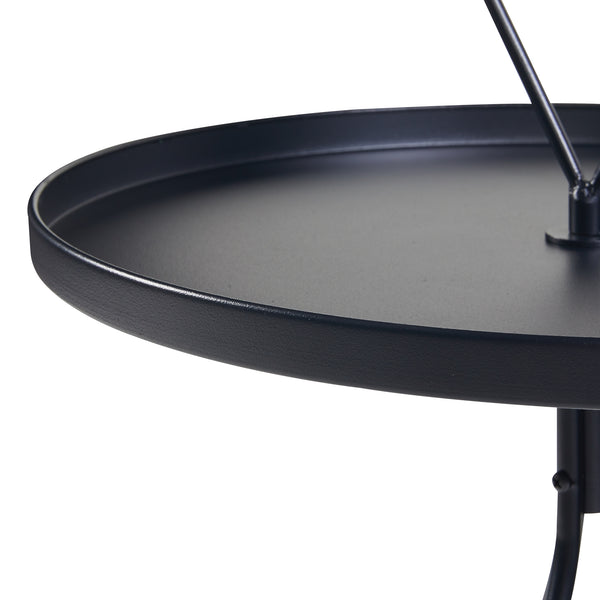 Tavolino Odal Metallo Nero [en.casa]