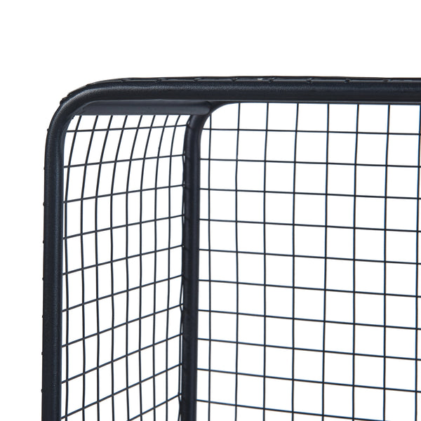 Scaffale da Terra Volda 90 x 50 x 19 cm Nero [en.casa]