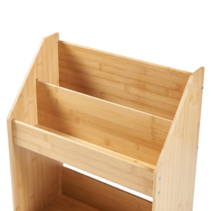 Tavolino Inderøy 80x50x25 cm Bambù [en.casa]