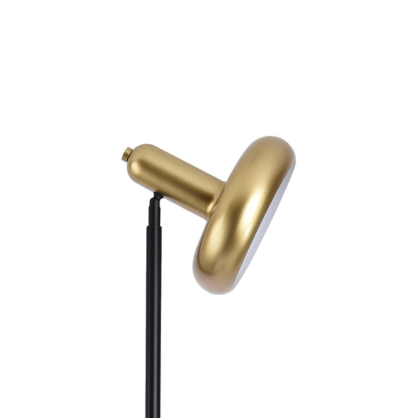 Lampada da terra Namsos Metallo Nero/Oro [lux.pro]