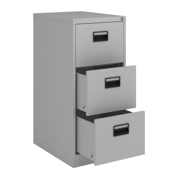 Cassettiera Rääkkylä 103x45x62cm Acciaio [en.casa]