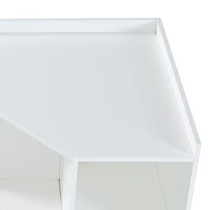 Scaffale Angolare Måsøy per Cameretta con Cassetti Colorati [en.casa] 