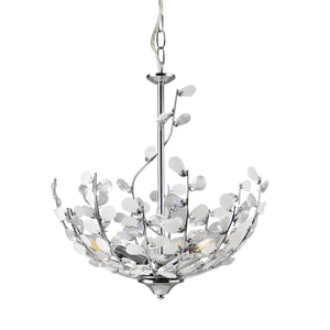 Lampadario Ampthill con Cristalli Artificiali Altezza 124 cm - Colore Cromo lux.pro