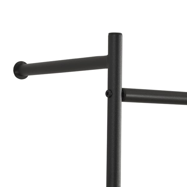 Appendiabiti da parete Bremanger 162x60x26cm Nero [en.casa]