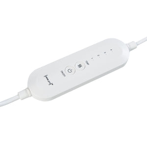 Scaldapiedi elettrico Bari 100W Grigio [en.casa]