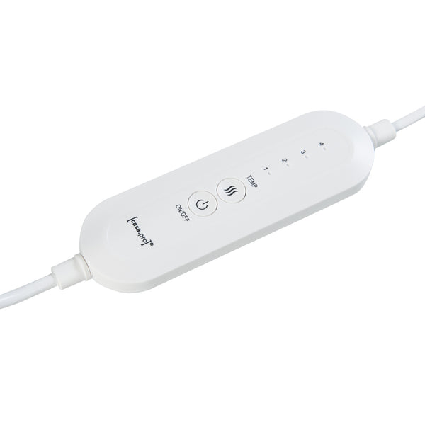 Scaldapiedi elettrico Bari 100W Grigio [en.casa]