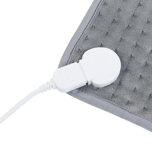 Cuscino riscaldante elettrico Bella 80W 40x30cm Grigio [en.casa]