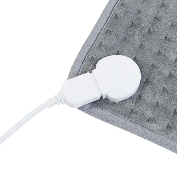 Cuscino riscaldante elettrico Bella 80W 40x30cm Grigio [en.casa]