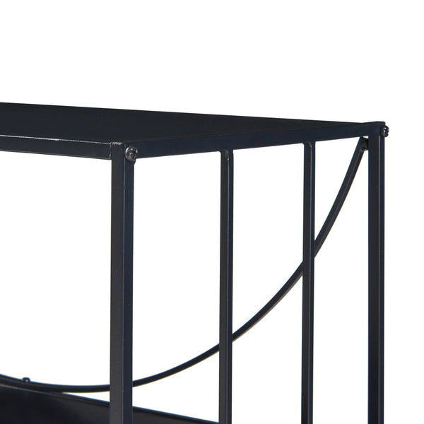 Consolle Baarn 65,5x70x32 cm Nero [en.casa]