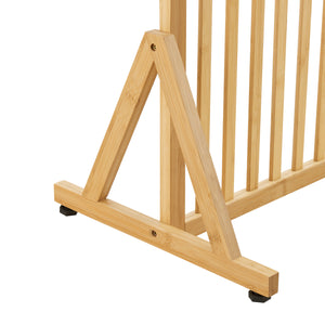 Separé Fron 197x75,5x40 cm Bambù [en.casa]