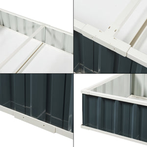 Aiola rialzato Albrandswaard 258x90x30 cm Antracite [en.casa]