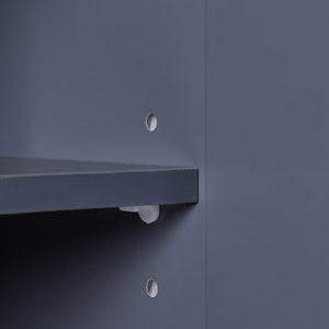 Pensile Overath 30x30x60 cm Grigio [en.casa]