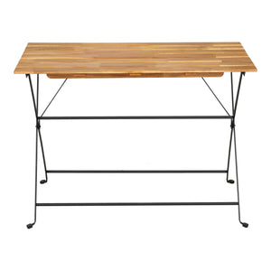 Set di mobili da giardino Bovino 5 pz. Legno di acacia [casa.pro]