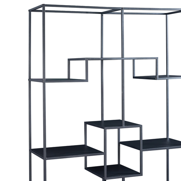 Scaffale da Terra Råde 180 x 100 x 35 cm - Nero [en.casa]