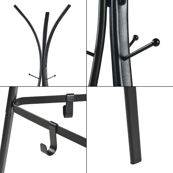 Appendiabiti Vevelstad 181x52,5x52,5 cm Acciaio [en.casa]