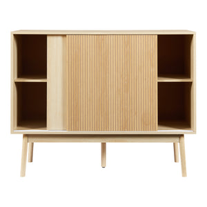 Sideboard Landskrona 115x40x90 cm effetto quercia [en.casa]
