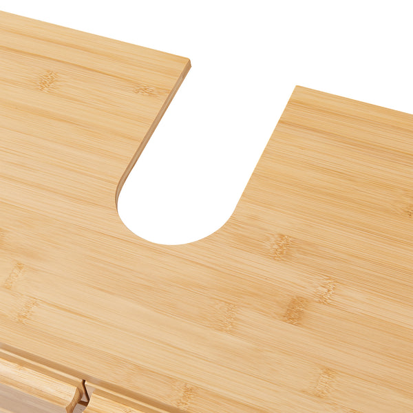 Mobile sottolavabo Epind 60x66x30 cm Bambù Naturale [en.casa]