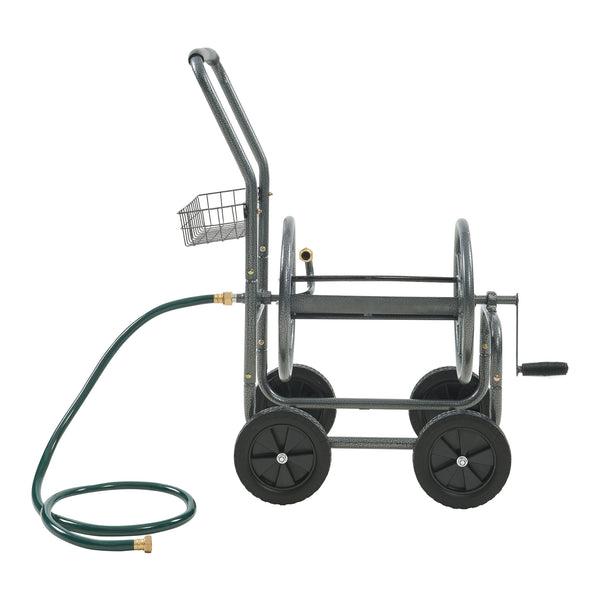 Carrello Avvolgitubo Gelibolu in Acciaio 84 x 48 x 93 cm pro.tec