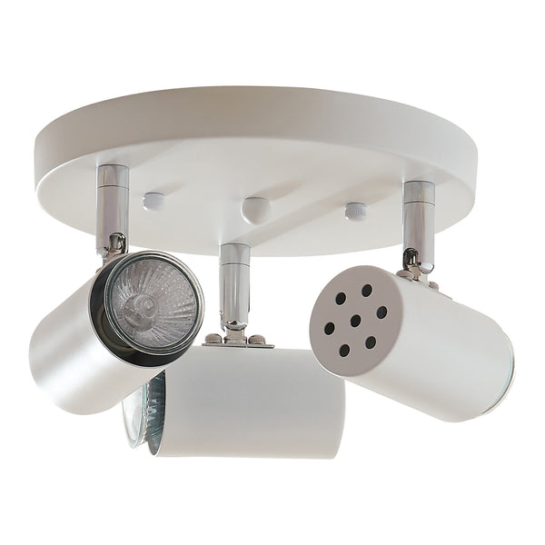Plafoniera Bathgate 3 x GU10 Bianco [lux.pro]
