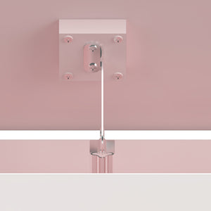 Scatola per giocattoli Vestnes 60x30x44 cm Cotton Candy/Bianco [en.casa]