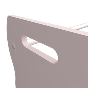 Libreria per bambini Vestnes con 12 scatole portaoggetti 78x86x27 cm Cotton Candy/Bianco [en.casa]