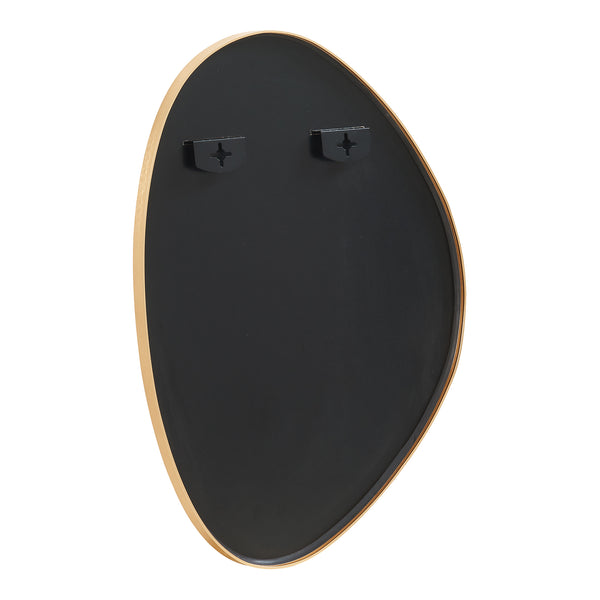 Specchio da Parete Lardkapihond con Cornice Irregolare 75x53 cm color Oro [en.casa] 