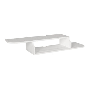 Mobile TV sospeso Kershaby 120x30x19 cm Bianco [en.casa]