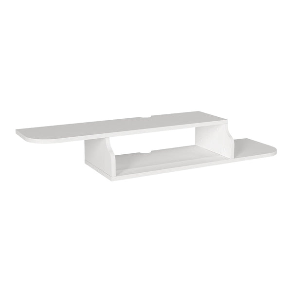 Mobile TV sospeso Kershaby 120x30x19 cm Bianco [en.casa]