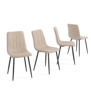 Gruppo pranzo Hemnes 5 pezzi effetto quercia/marrone chiaro [en.casa]