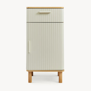 Mobile bagno Ferrersp 80x40x35 cm effetto quercia/colore sabbia [en.casa]