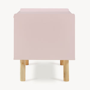 Baule per Giocattoli Virer Cassapanca per Cameretta 60 x 40 x 45 cm - Rosa [en.casa]