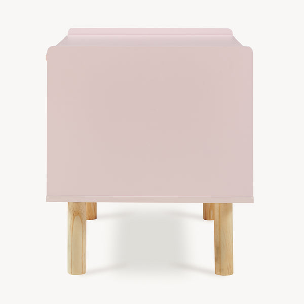 Baule per Giocattoli Virer Cassapanca per Cameretta 60 x 40 x 45 cm - Rosa [en.casa]