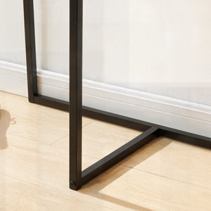 Appendiabiti Norjad 160x80x41 cm Metallo Nero [en.casa]