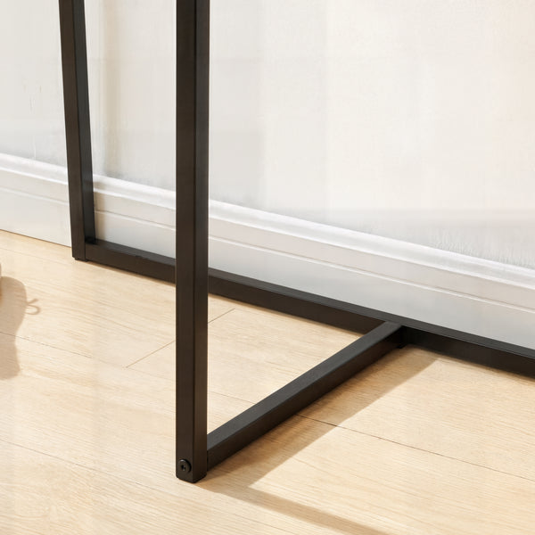 Appendiabiti Norjad 160x80x41 cm Metallo Nero [en.casa]