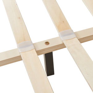 Letto in ecopelle 180x200 cm Nero Corium