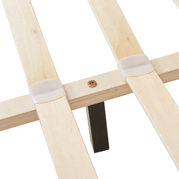 Letto Matrimoniale a Testiera Alta Letto a 2 Piazze 160x200 cm Rivestimento in Similpelle Bianco Corium