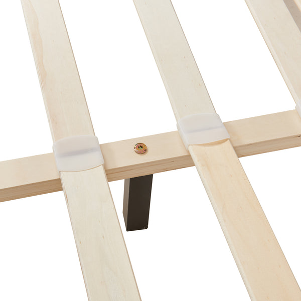 Letto in ecopelle Albacete 140x200 cm Bianco Corium