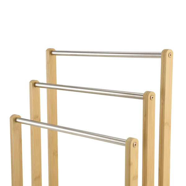 Porta asciugamani in bambù Porsanger indipendente [en.casa]