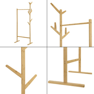 Appendiabiti in bambù Nordreisa 65x40x170cm [en.casa]