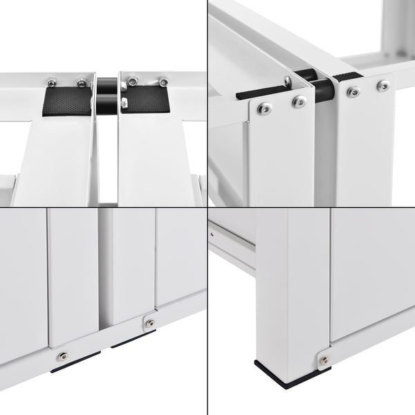 Struttura doppia Heyen con 2 cassetti bianco [en.casa]